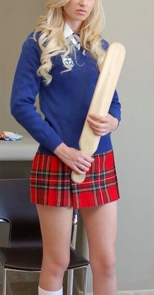 Schoolgirl Paddling