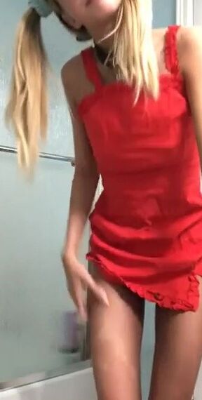 Skinny Blonde Teen Beauty