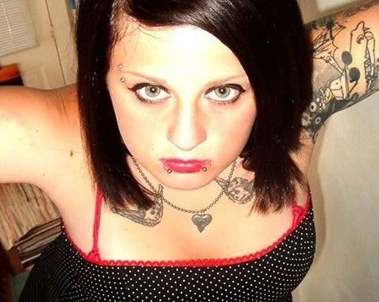 Beautiful Busty Inked Emo Girl Loves Fat Cock!