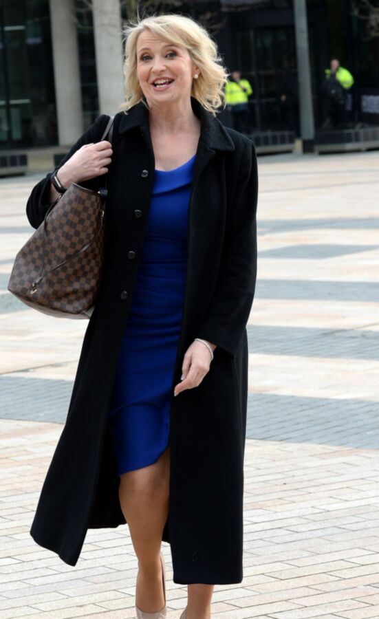 Celeb Carol Kirkwood UK TV Weather Presenter