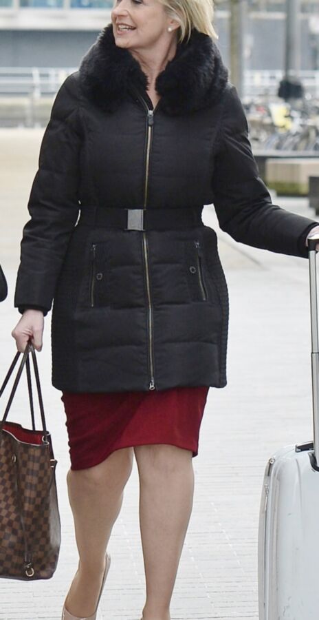 Celeb Carol Kirkwood UK TV Weather Presenter