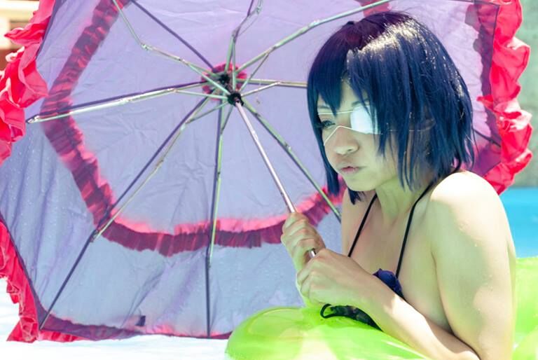 Rikka Takanashi Bikini Cosplay