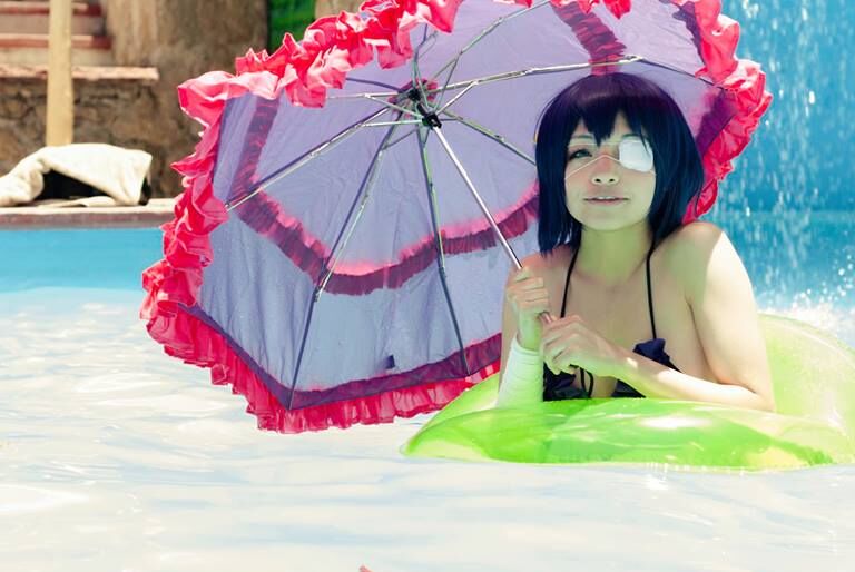 Rikka Takanashi Bikini Cosplay