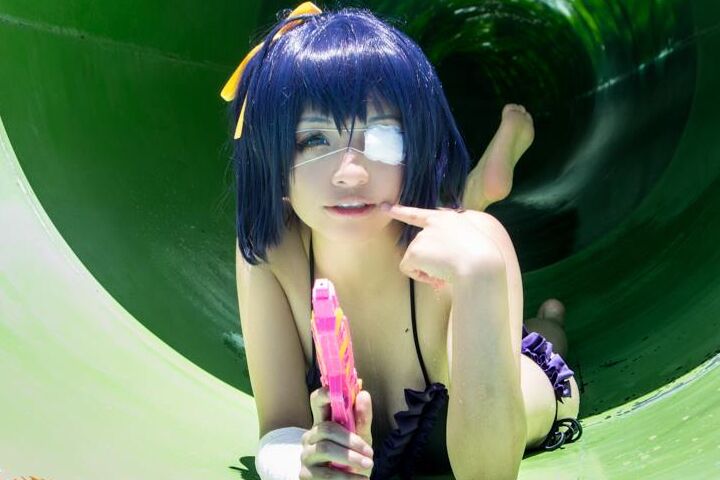 Rikka Takanashi Bikini Cosplay