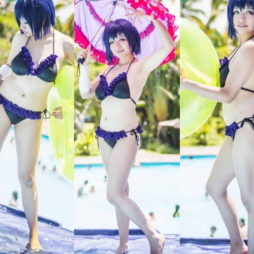 Rikka Takanashi Bikini Cosplay