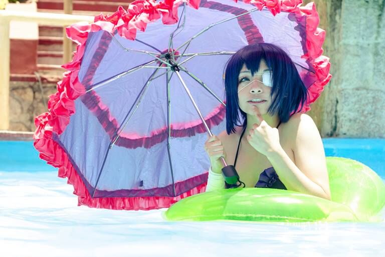 Rikka Takanashi Bikini Cosplay