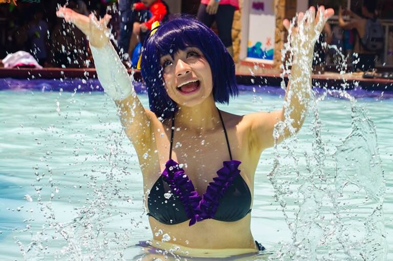 Rikka Takanashi Bikini Cosplay