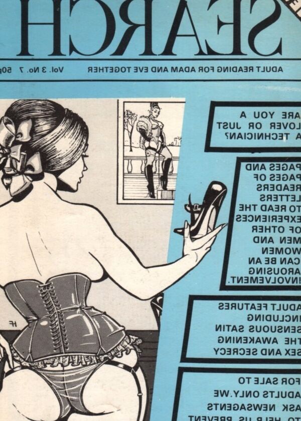 Vintage britische Fetischmagazine