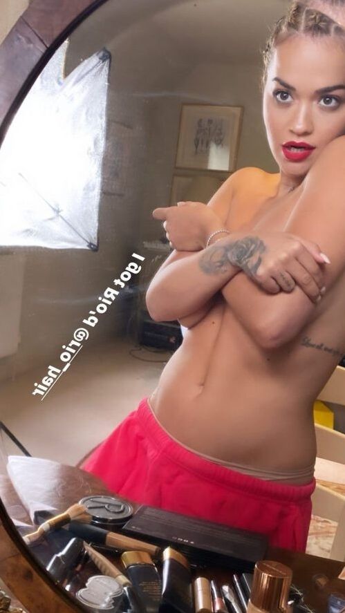 Rita Ora nue, chanteuse britannique née au Kosovo