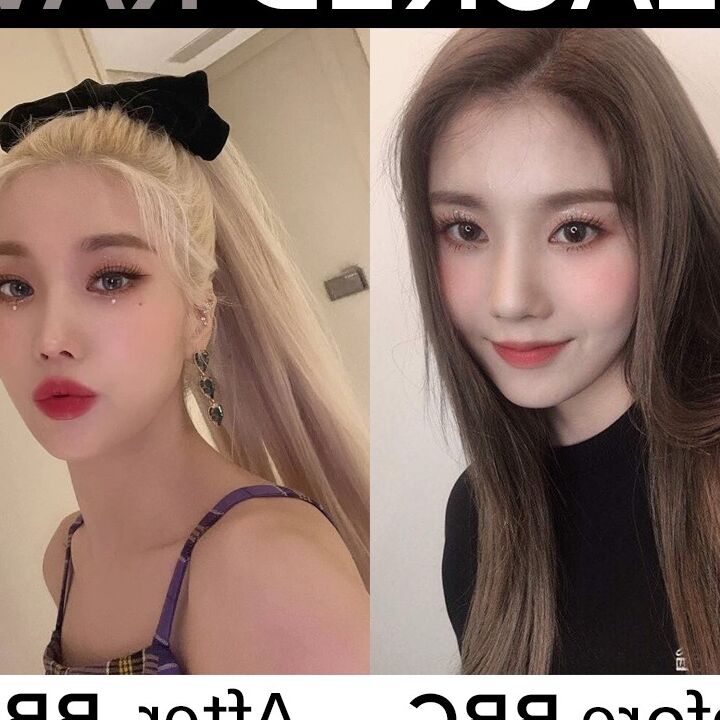 Kpop Antes -Depois BBC - Duas vezes Blackpink Itzy Red Velvet todos