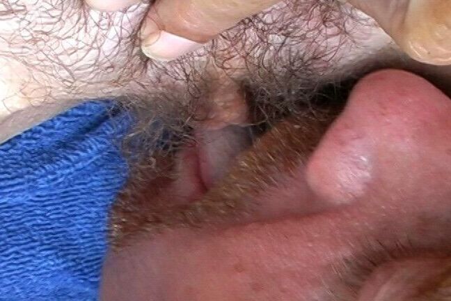 My Hairy Wet Mature Pussy Getting Licked