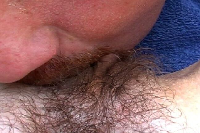 My Hairy Wet Mature Pussy Getting Licked