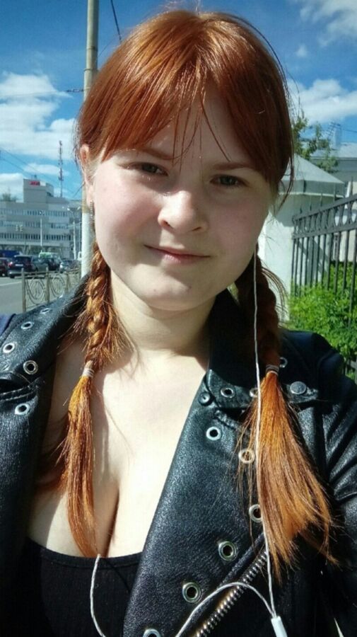 Russian Ekaterina aka Ryzhik - young redhead slut from Kostroma