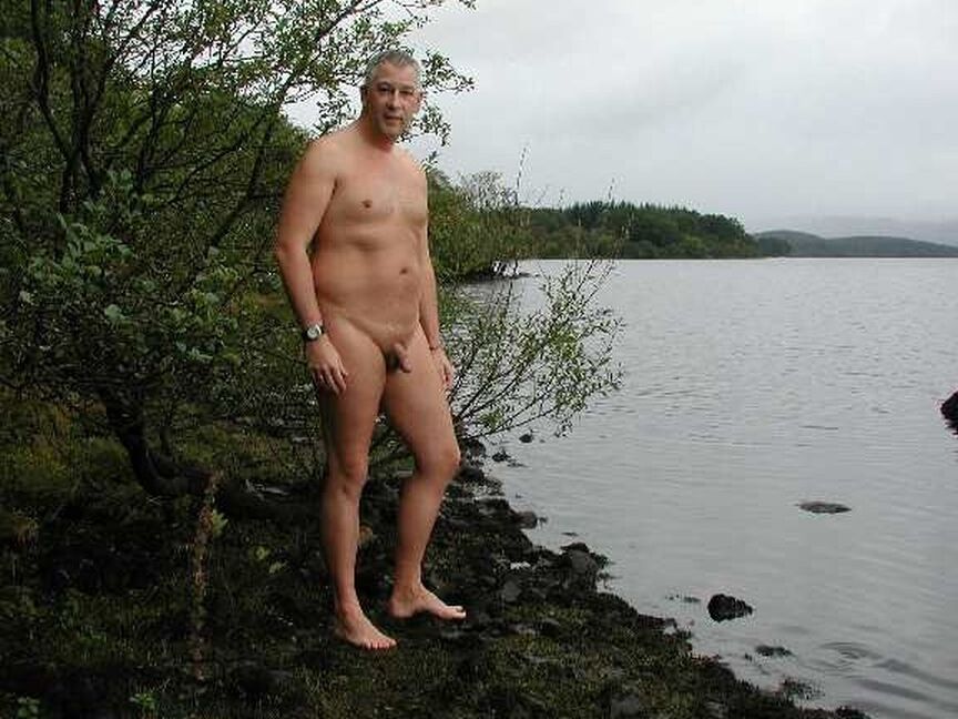 Ian outdoor nude strip and walk, Copy and spread.