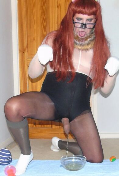 Queer sissy Sally Woofters piss Humiliation for THEFORBIDDENMAN