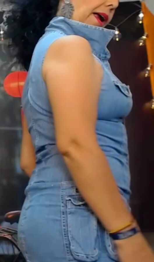 SLUT Whor ( DENIM DRESS )