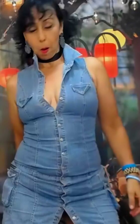 SLUT Whor ( DENIM DRESS )