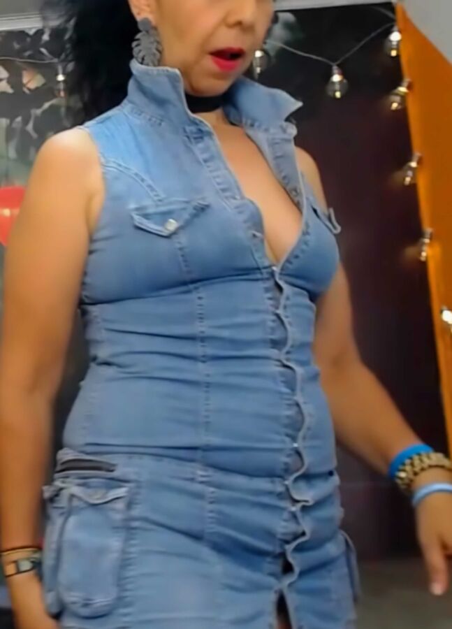 SLUT Whor ( DENIM DRESS )