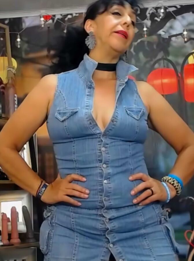 SLUT Whor ( DENIM DRESS )