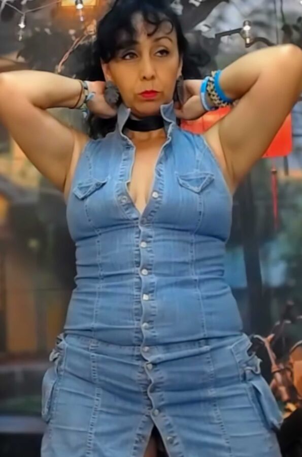 SLUT Whor ( DENIM DRESS )