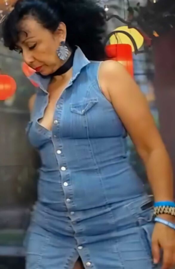 SLUT Whor ( DENIM DRESS )