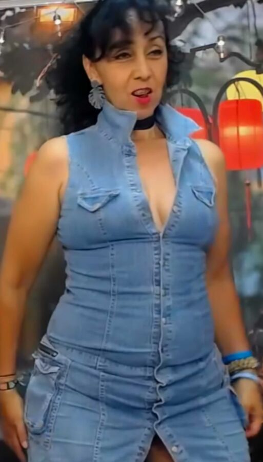 SLUT Whor ( DENIM DRESS )