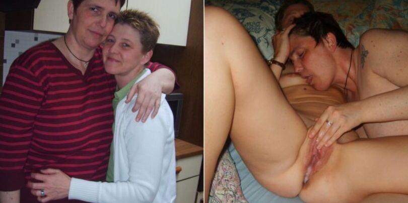 Happy amateur couples