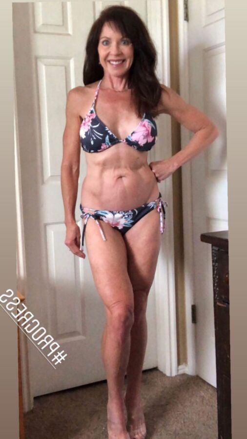 Slutty Liberal Mature MILF  in a Bikini .Hot  Plus Bikini Body