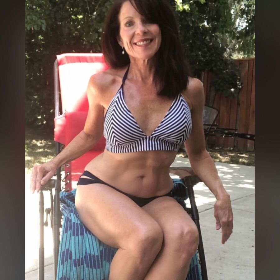 Slutty Liberal Mature MILF  in a Bikini .Hot  Plus Bikini Body