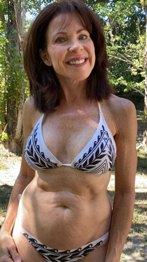 Slutty Liberal Mature MILF  in a Bikini .Hot  Plus Bikini Body