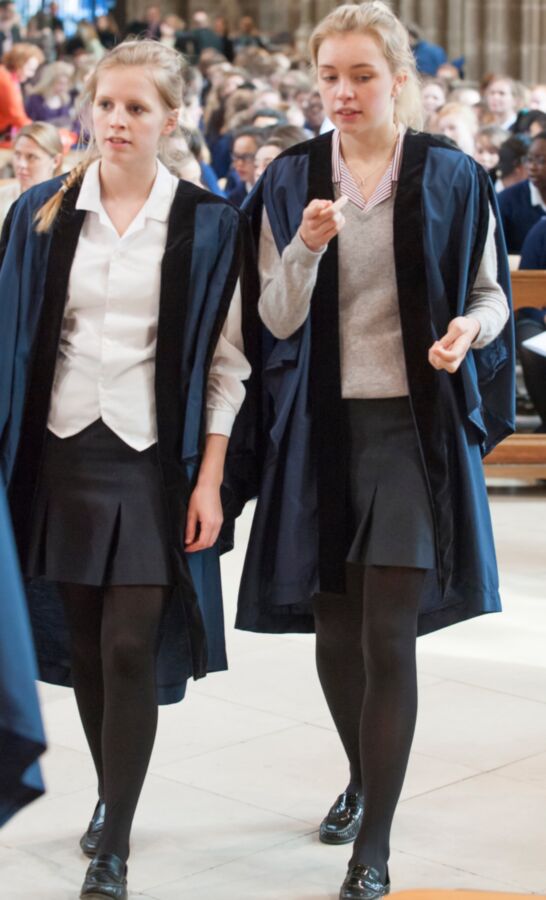 UK Students in Tights # - Posh Graduation Events (Aged )