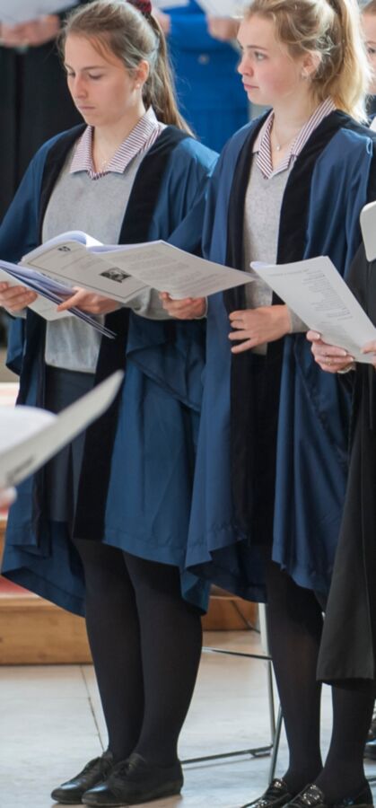 Estudiantes del Reino Unido en mallas