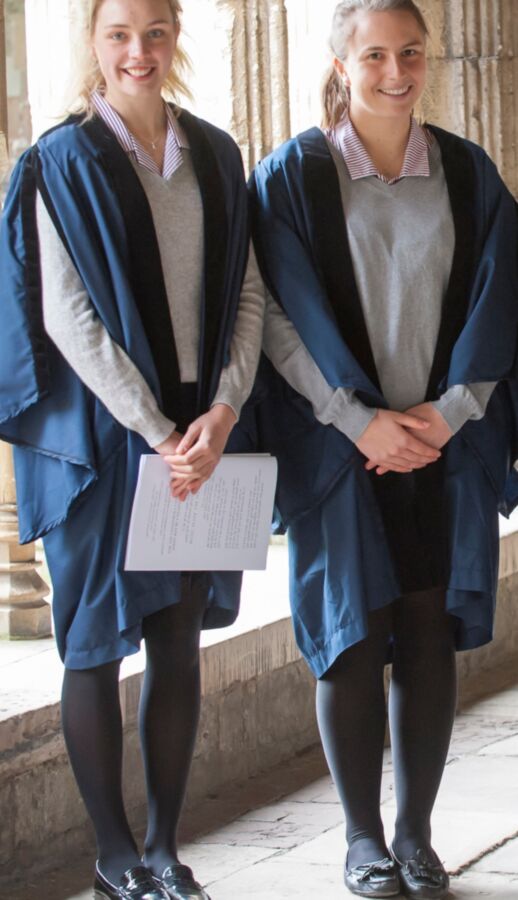 UK Students in Tights # - Posh Graduation Events (Aged )