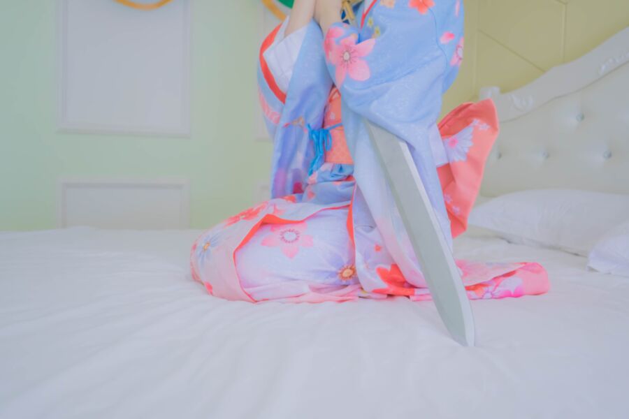 [Girl&#;s image] Saber wearing a kimono