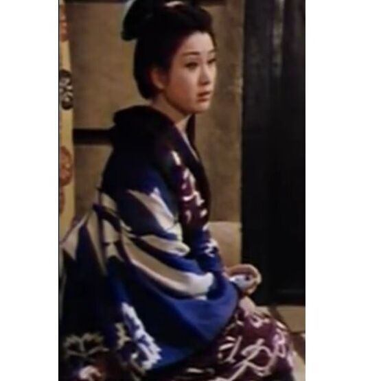 Hündin Ikuko Mori in „Abenteuer von Zatoichi“.