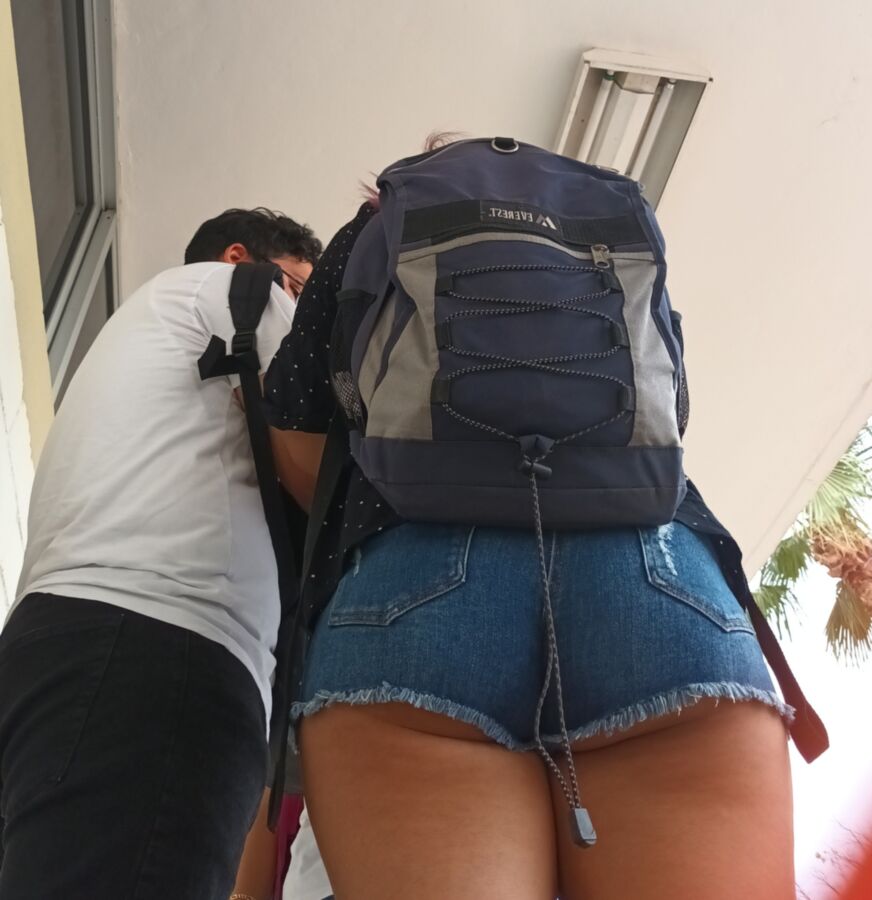 University Student Booty Shorts