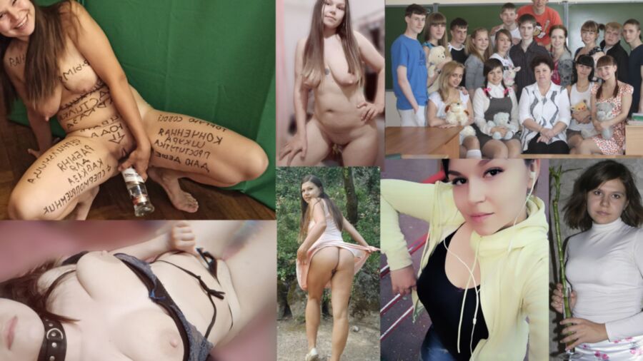 Russian WebSlut Anna Ladygina with her friends