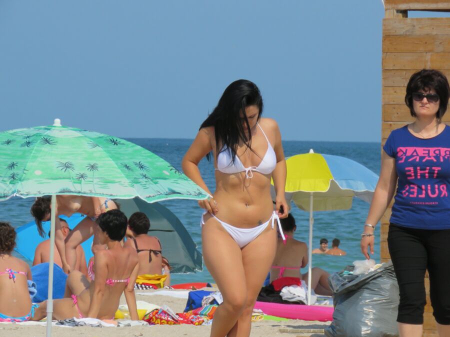 Milf en la playa