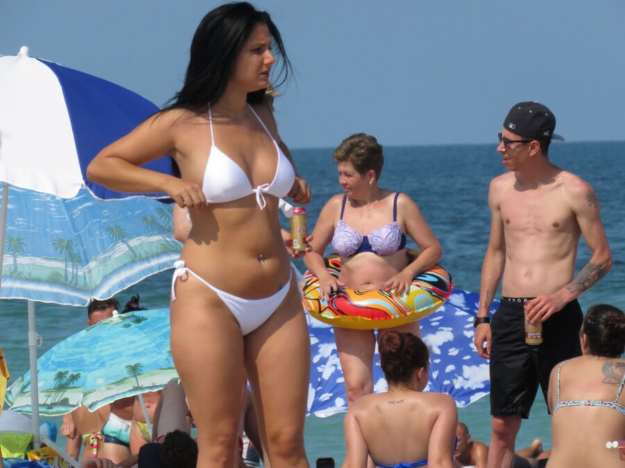 Milf en la playa