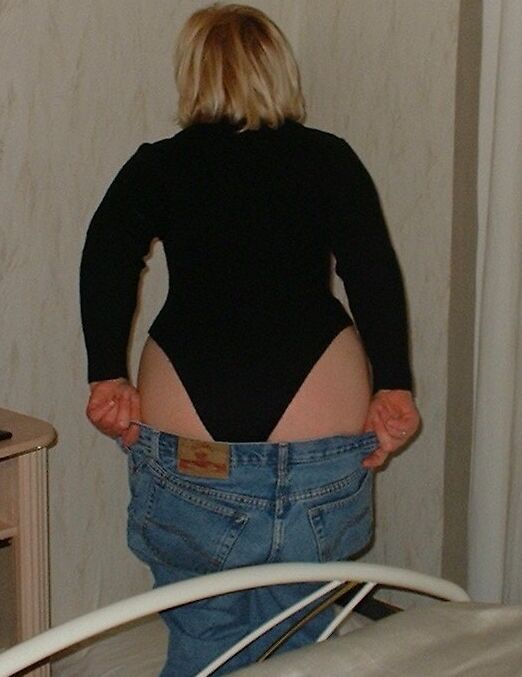 My aunt, her butt.