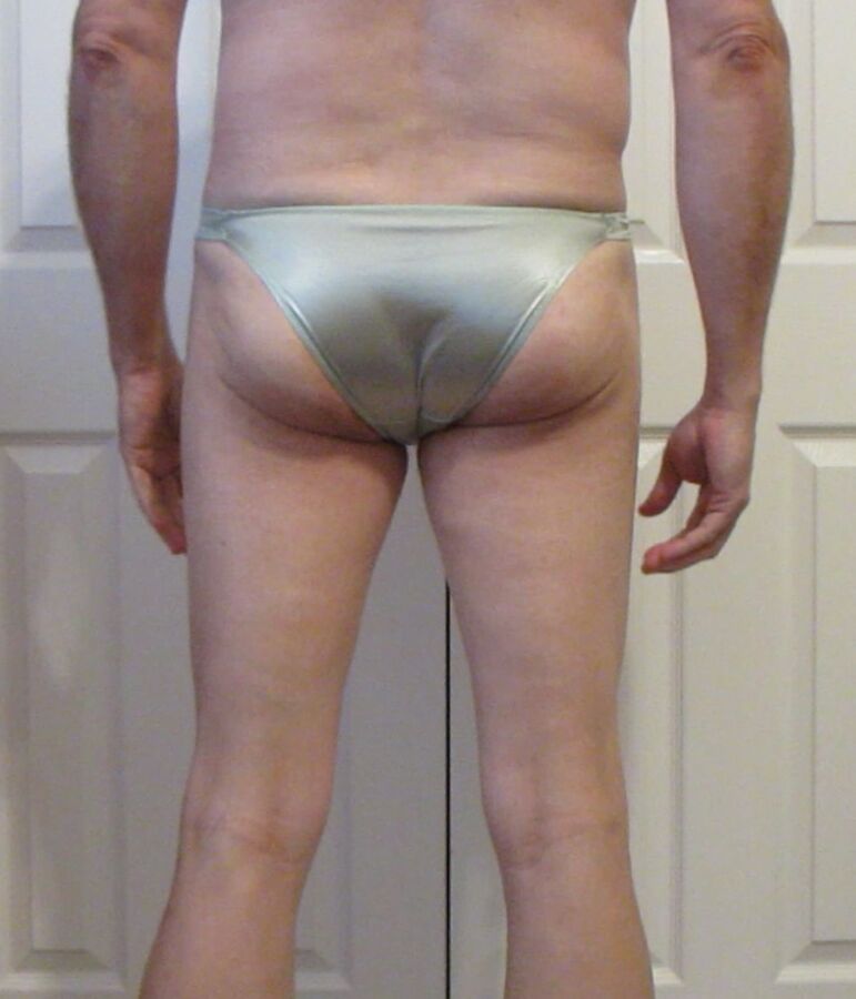 nylon satin bikini panties