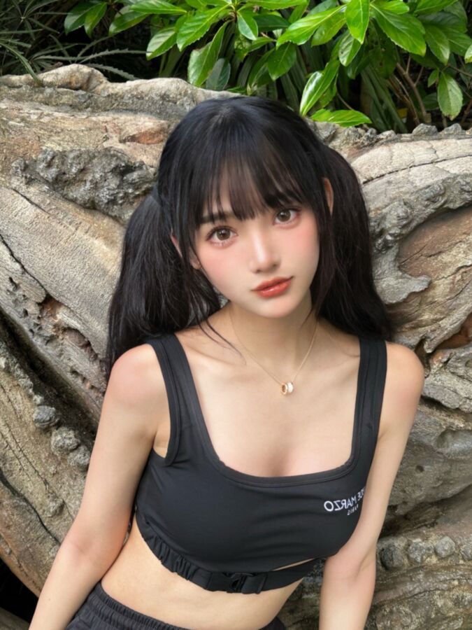 cute asian model annalisa