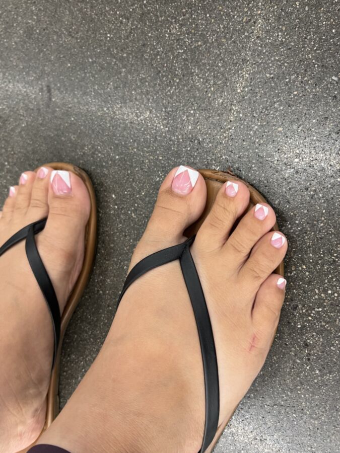 French Tip Pedicure