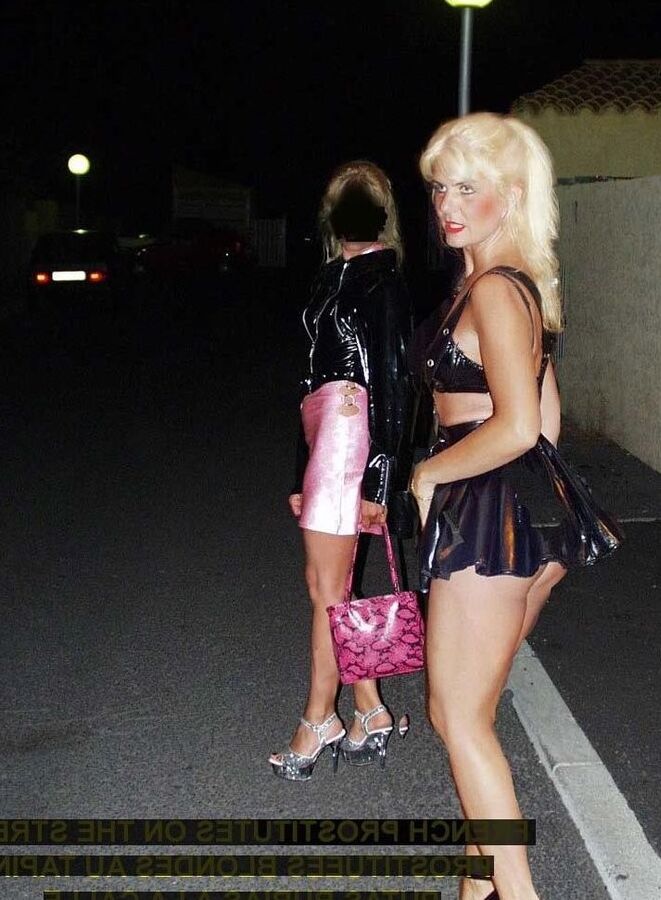 Street Hooker and Mature Blonde Whore Coco