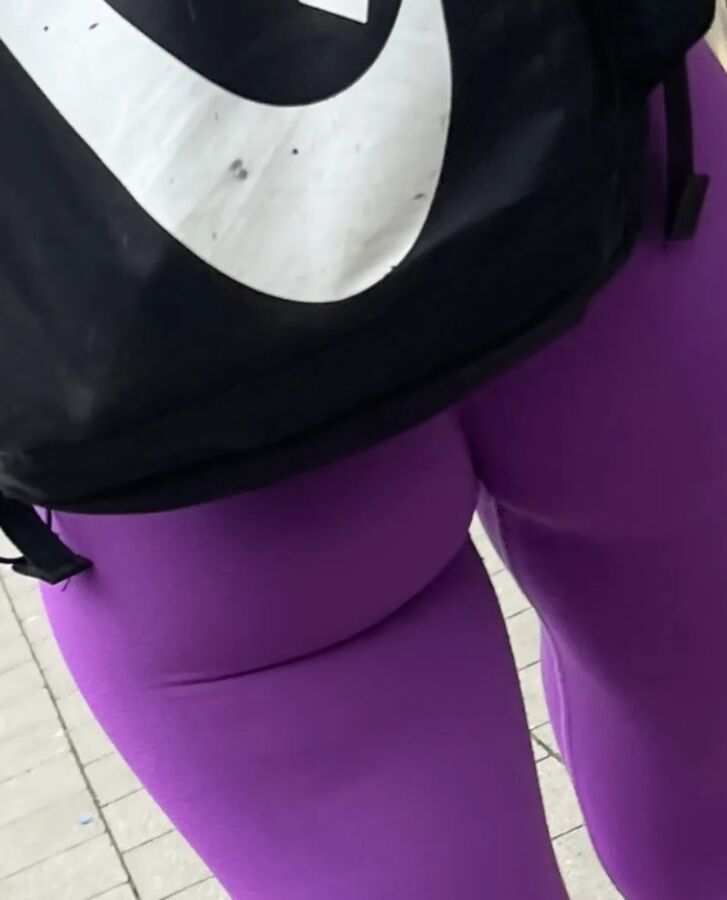 leggins, cul, serré, voyeur