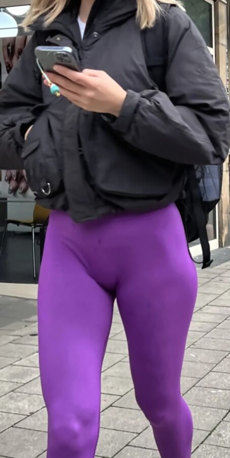 leggins, cul, serré, voyeur