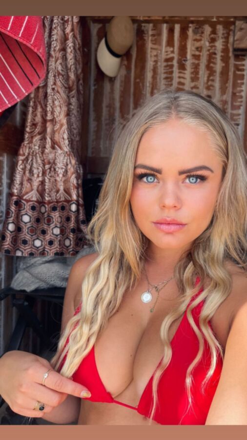 Dutch blonde teen girl with huge boobs