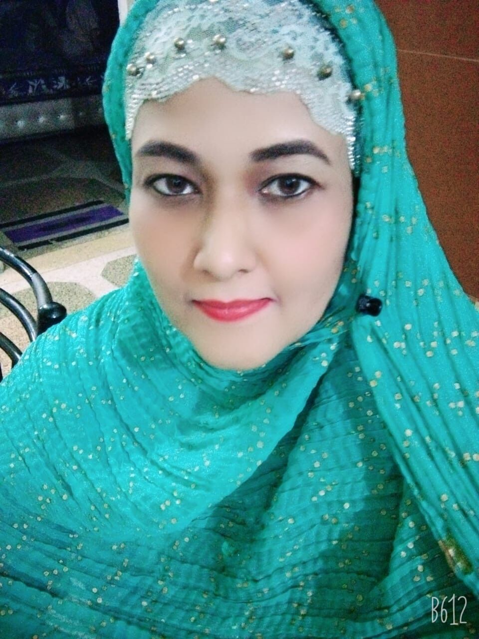 Hijabi asiático para homenajes Cum