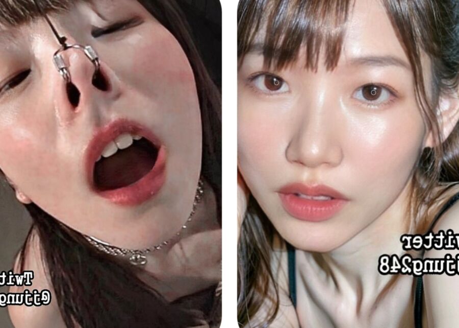 Korean slut jjung - Before & After