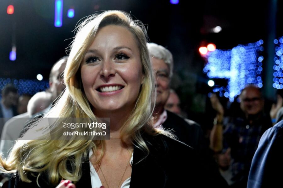 Marion Marechal Le Pen, französische konservative Politikerin, ihre Füße